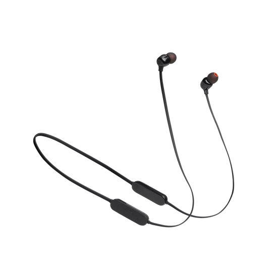 JBL Tune 125BT - Black - Wireless in-ear headphones - Hero